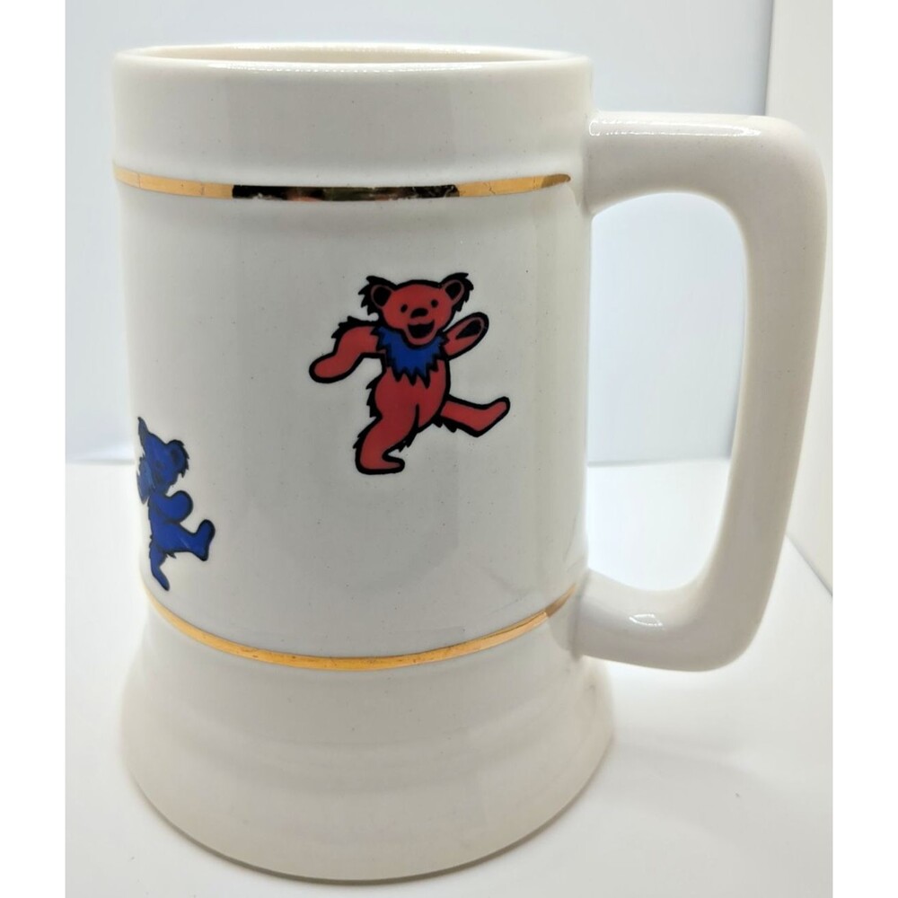 Grateful Dead Dancing Bears Ceramic Mug / Beer Stein – Vintage/Rare